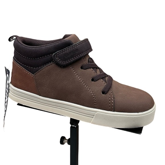 OshKosh B'gosh Little Boys Slip-on Ankle Casual Boots Size 12 Brown Sporty Style - Picture 1 of 13